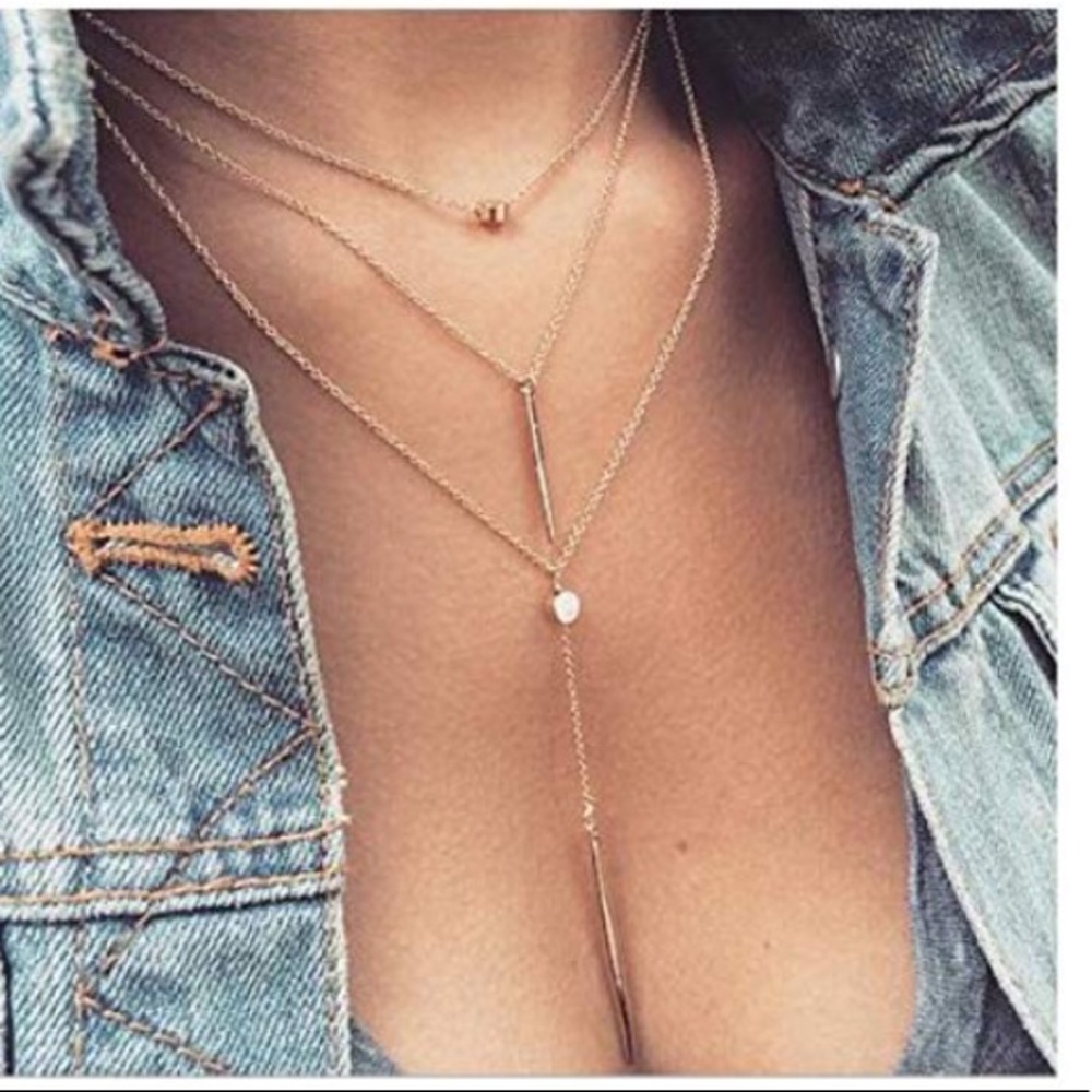 💋4/$25💋 🔥Boho Layered 3-1 Necklace Hi/Mid/Low🔥